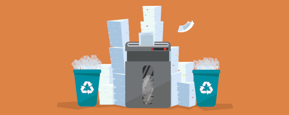 wasted paper, which you can save using a digital solution