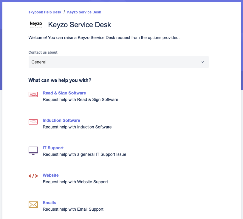 helpdesk service visual