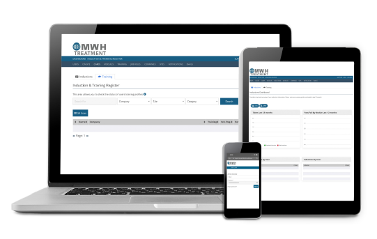 MWH Treatment use Induct & Train from Keyzo IT Solutions