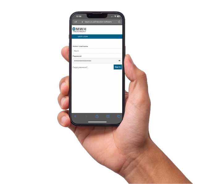 MWH Treatment use Induct & Train from Keyzo IT Solutions