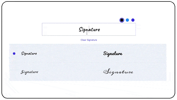 Read & Sign - Type Signatures