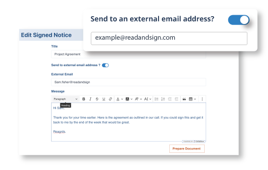 external email signatures