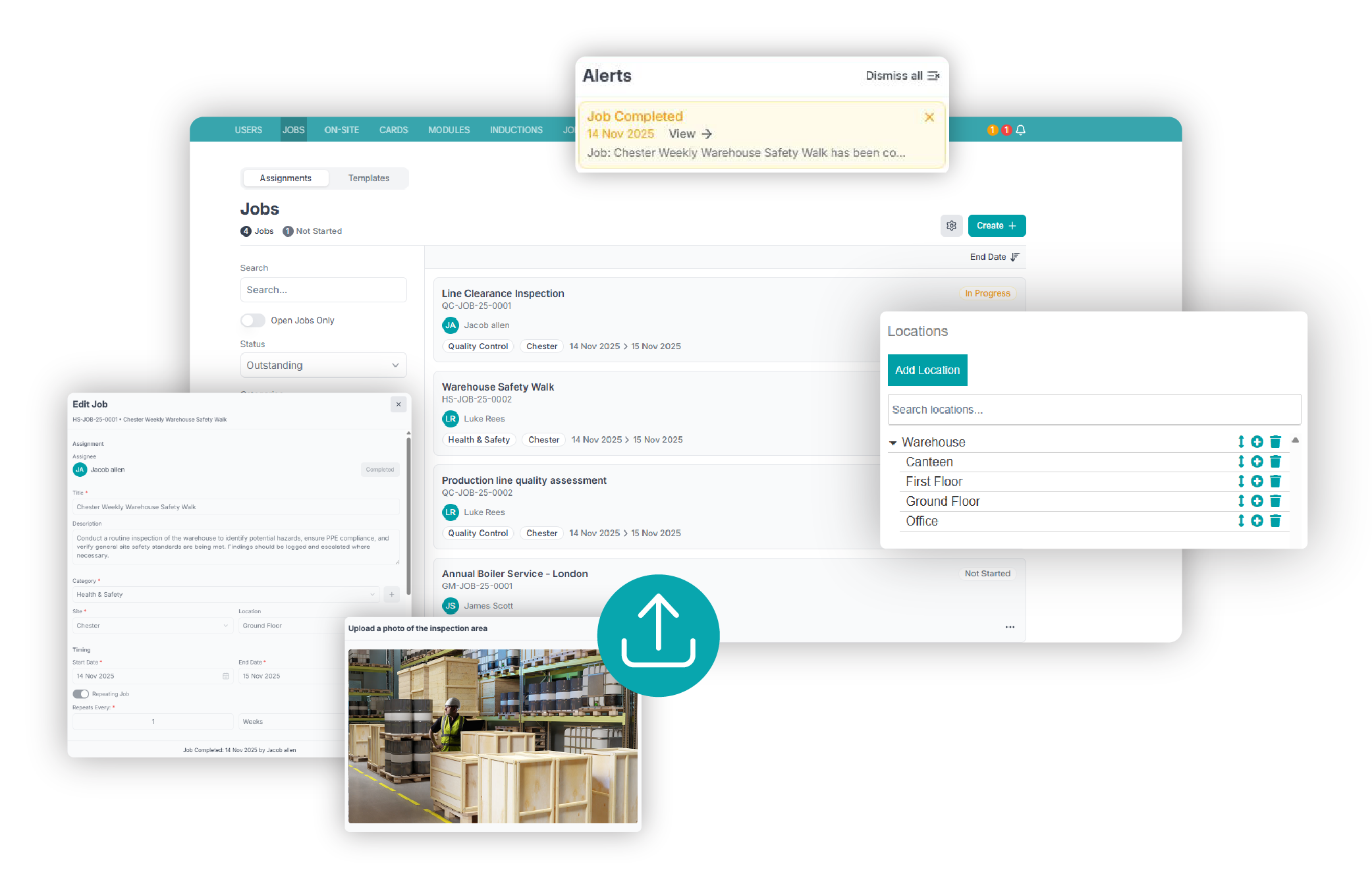 Jobs management module | Induct & Train