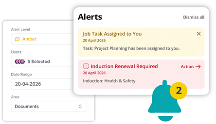 Induct & Train Addon - Notifications & Alerts
