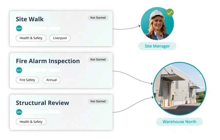 Induct & Train Jobs Management module - Control who can carry out work