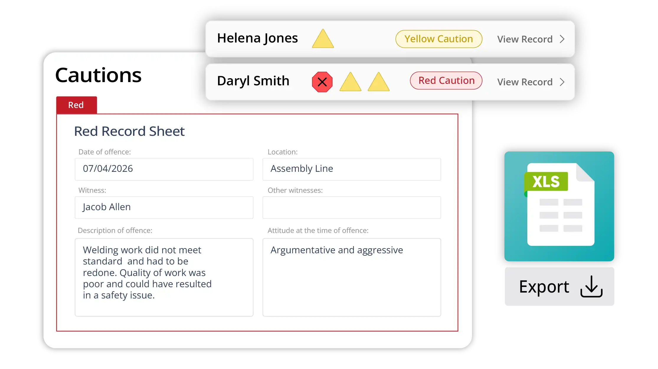Induct & Train Add-on - Cautions