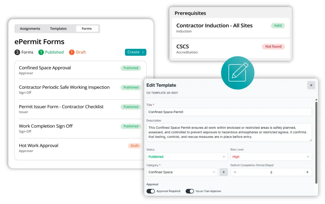 Create clarity with online permit to work