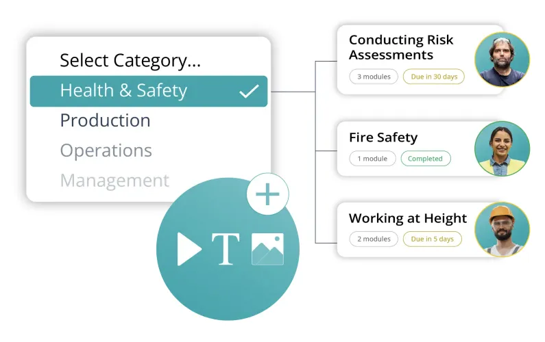 manage-workforce-training Induct & Train - Manage workforce training with less admin